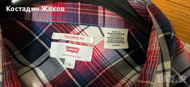 .Нова. Дамска оригинална ризка. Levi's. TAILORED FIT. , снимка 4 - Ризи - 54477370