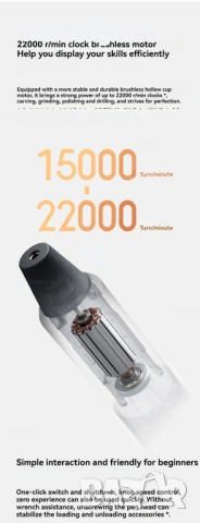 Xiaomi Mijia акумулаторна гравираща писалка комплект, снимка 6 - Други инструменти - 54196722