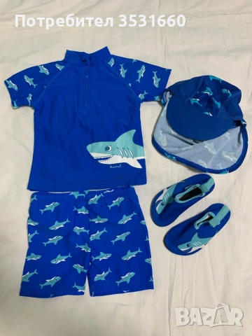 Детски комплект за плуване с UV защита