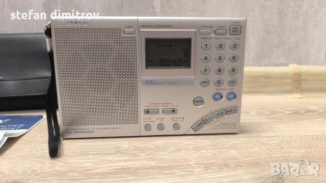 Sony ICF-SW7600GR World Band Receiver Radio FM Stereo/SW/MW/LW Tested Works , снимка 14 - Радиокасетофони, транзистори - 55092246