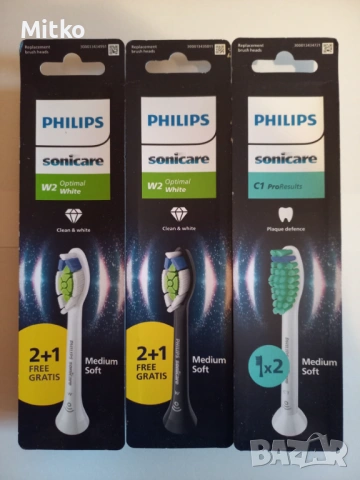 Промо! Оригинални накрайници за четки Philips Sonicare, снимка 2 - Друга електроника - 54051038