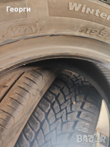 1бр.зимна гума 195/55/16 Hankook, снимка 5 - Гуми и джанти - 54164373