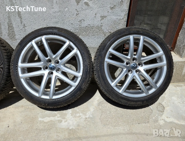 Джанти с Гуми Borbet 17* 5x100 7.5J ET35 215/45 Всесезонни, снимка 4 - Гуми и джанти - 54712342