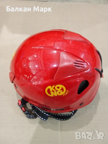 Професионална работна каска KONG Mouse Work – червена (Внос от Германия), снимка 4 - Спортна екипировка - 54924965