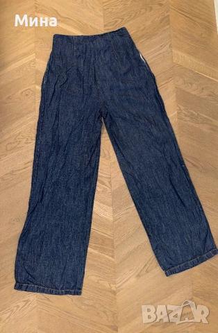 Ленен панталон Zara, снимка 5 - Панталони - 54391781