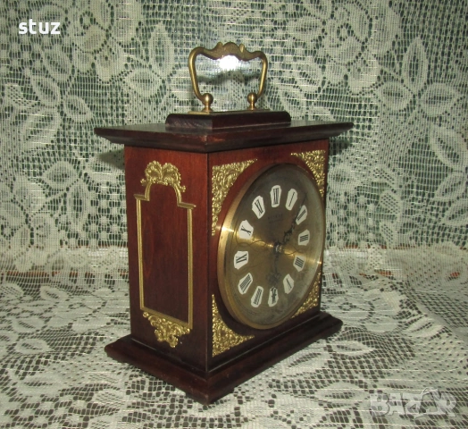 Немски настолен часовник Weimar, снимка 5 - Антикварни и старинни предмети - 54238114