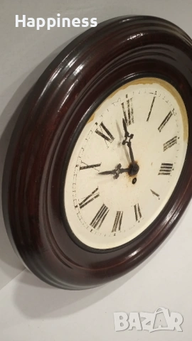 Часовник за стена , снимка 2 - Антикварни и старинни предмети - 54060536