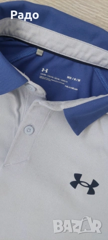 Under Armour / M / 100%Original / мъжка тениска с яка, снимка 4 - Тениски - 54734767