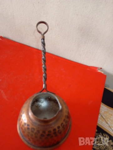 старо медно джезве, снимка 5 - Други ценни предмети - 54038314
