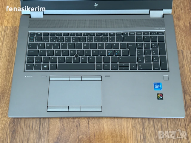 17.3' 4K UHD DC i7-11850H Zbook Fury 17 G8 64GB DDR4/1TB NVMe/Nvidia RTX A5000 16GB, снимка 12 - Лаптопи за работа - 54781344