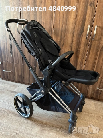 Cybex Priam Platinum Black – Премиум детска количка, отлично състояние, снимка 6 - Детски колички - 54706983