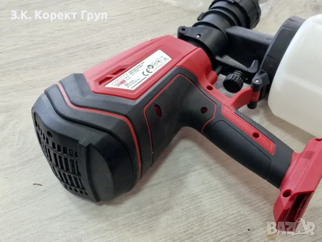 Акумулаторен пистолет за боя с вграден компресор Raider RDP-CSGC20 Solo, R20, 20 V, 1.5-2.5 мм, 1 л, снимка 2 - Други инструменти - 55322781
