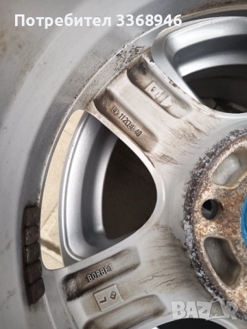 Джанти BORBET 16" 5x112 VW AUDI MERCEDES , снимка 9 - Гуми и джанти - 53966545
