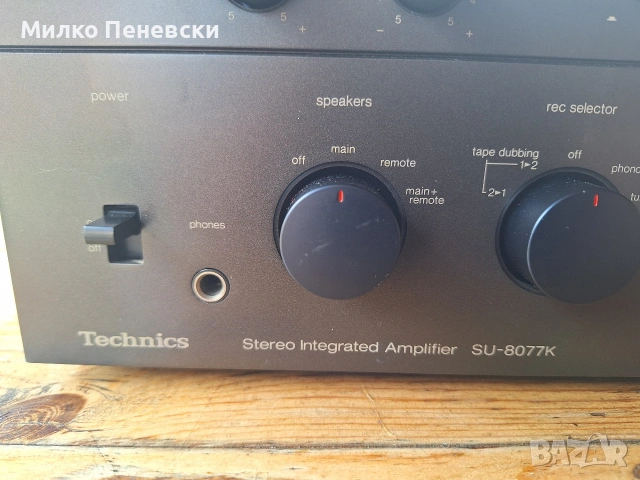 TECHNICS SU 8077K.HI FI VINTAGE STEREO AMPLIFIER.+TECHNICS ST 8077K STEREO TUNER.MADE IN JAPAN., снимка 2 - Ресийвъри, усилватели, смесителни пултове - 54526143