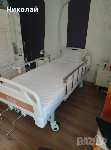 Продавам механично болнично легло, снимка 2 - Други - 54988132