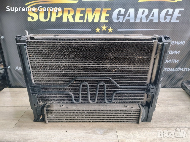 Комплект радиатори воден климатичен интеркулер хидравличен БМВ Е90-1-2-3