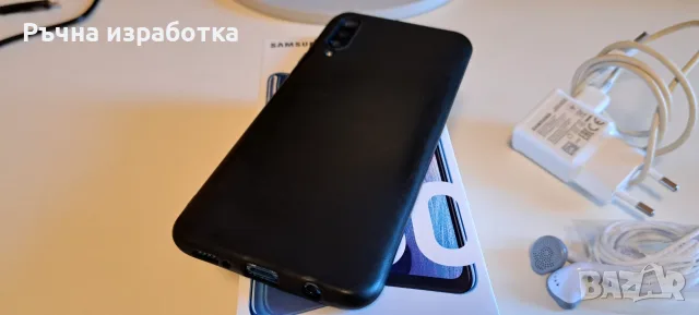 samsung SM-A505FN/DS a50 blue слушалки кутия зарядно usb кабел телефон смартфон, снимка 8 - Samsung - 55486474