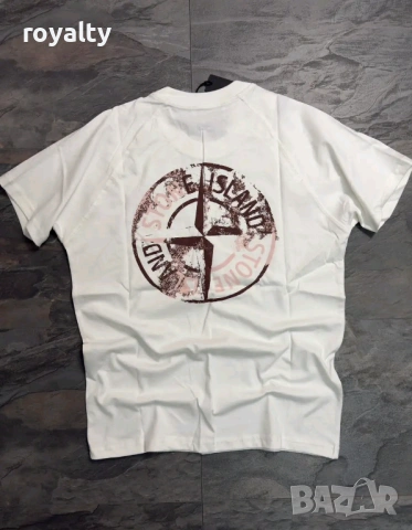 Stone Island Нова Мъжка Тениска Два Цвята , снимка 2 - Тениски - 54362784