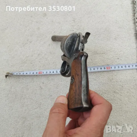 Револвер система Лефуше , снимка 2 - Антикварни и старинни предмети - 55558968