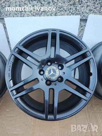 17" оригинални AMG джанти за Мерцедес, спорт пакет, 5х112, ц.о. 66,6, снимка 8 - Гуми и джанти - 55534529