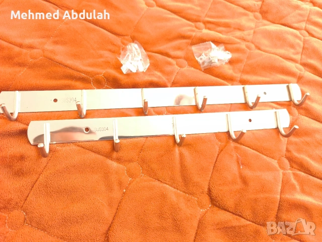 Здрави метални закачалки с 5 и 6 куки, снимка 11 - Други стоки за дома - 54217149