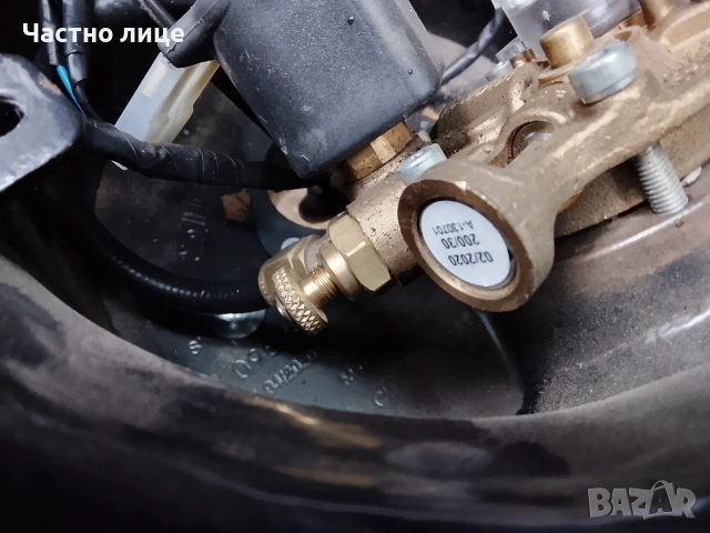 Газова бутилка тип резервна гума евросонда оборудвана 04/2020 газов инжекцион, снимка 4 - Части - 53429623