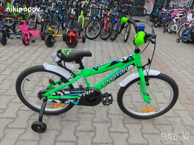 BG Детски велосипед 20" SPARTAN зелен, снимка 2 - Велосипеди - 54334431
