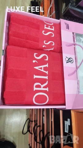 Boss 🔹 Louis Vuitton 🔹 Hermes 🔹 Lacoste 🔹2бр Хавлии в Кутия , снимка 4 - Хавлиени кърпи - 54729615