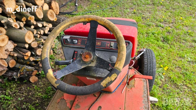 Tракторна косачка с двигател Briggs & Stratton Vanguard 16HP V-Twin - ЗА ЧАСТИ, снимка 5 - Градинска техника - 54515870