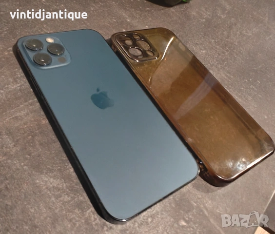 IPhone 12 PRO - 128GB Черен с протектор и кейс от ПЪРВИ СОБСТВЕНИК !!