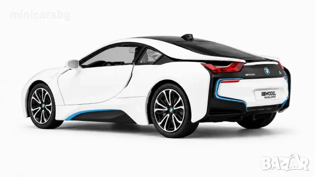 Метални колички: BMW i8 - 1:22 Метален модел, снимка 4 - Колекции - 50519798