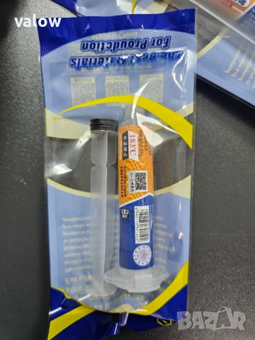 Паста тинол флюс MECHANIC XG-50 за запояване на SMD BGA елементи 40г, снимка 3 - Други - 18431715