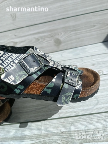 Birkenstock N 26 кожени детски сандали, снимка 3 - Детски обувки - 54455083