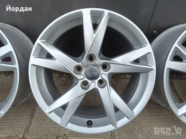 ОРИГИНАЛНИ джанти 17 ' цола 5x112 АУДИ / AUDI Volkswagen Skoda ET38 7,5J 66.6, снимка 9 - Гуми и джанти - 54207667