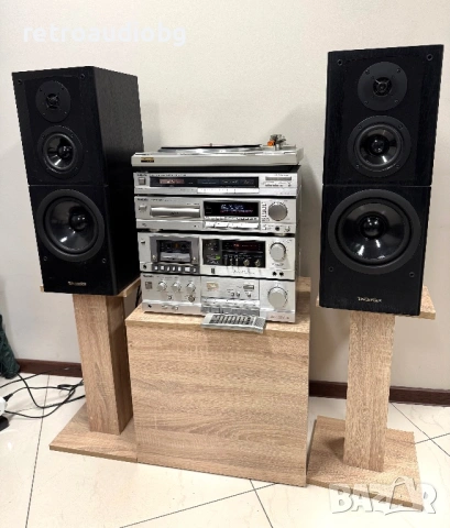 🔈Ретро аудио система - сет TECHNICS - усилвател, сд плеър, триглав дек, тунер и еквалайзер🔈, снимка 7 - Аудиосистеми - 54487094