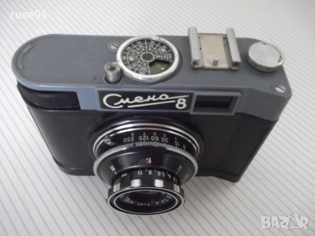 Фотоапарат "Смена - 8" работещ, снимка 3 - Фотоапарати - 54487566