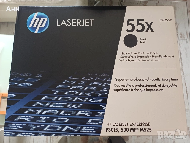 Оригинална тонер касета HP LaserJet Toner cartridge CE255X black noir