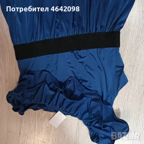 Синя официална рокля , снимка 3 - Рокли - 55293883