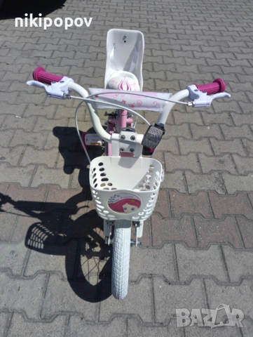 X Детски велосипед 14" FLOWER pinky, снимка 5 - Велосипеди - 54395013