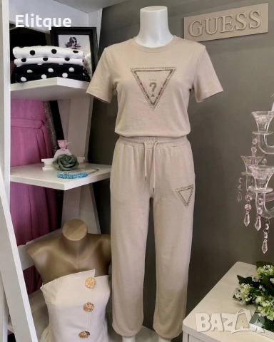 Дамски памучен екип Guess