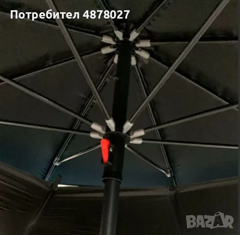Подсилен слънцезащитен чадър 2.10 м – Защита и комфорт навсякъде на открито NS 3920, снимка 5 - Къмпинг мебели - 55541485