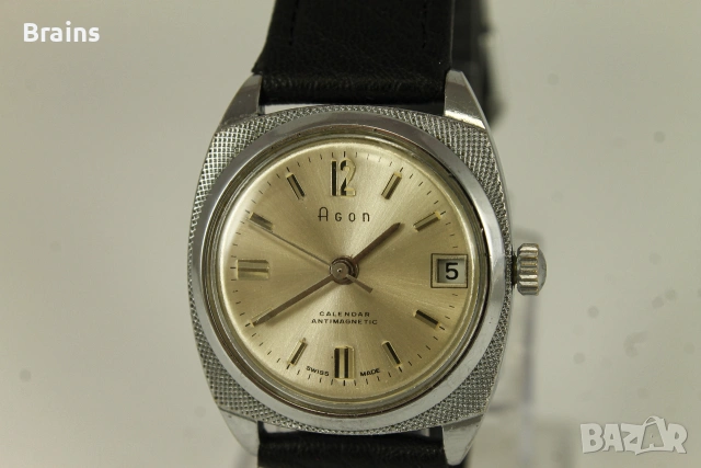 1960's AGON Швейцарски Ръчен Часовник, снимка 2 - Мъжки - 54995920