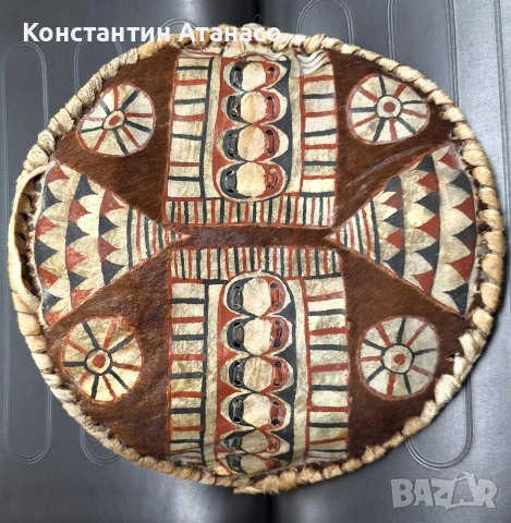 Стар Африкански щит на Маасай, снимка 5 - Антикварни и старинни предмети - 54621802