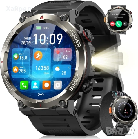 НОВ МЪЖКИ СМАРТ ЧАСОВНИК BLACKVIEW W50