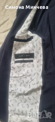 Мъжко сако Zara, снимка 3 - Сака - 55394971