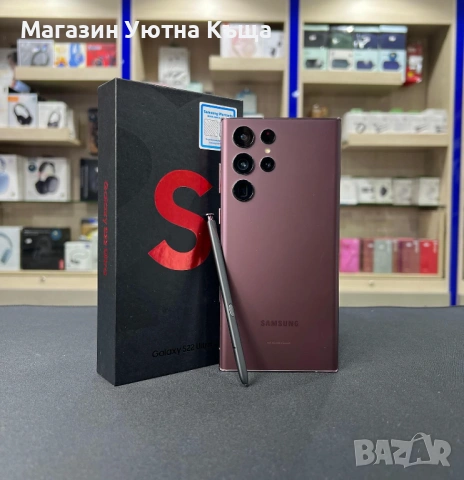 Samsung Galaxy S22 Ultra 128GB НОВА БАТЕРИЯ Purple / Лилав – Перфектен!