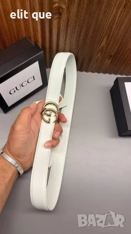 колани от естествена кожа в кутия Gucci 