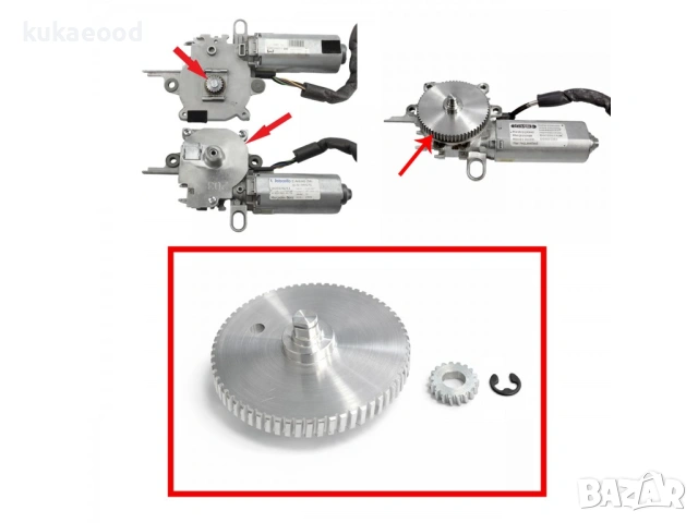 Зъбно колело за мотор на люк за Mercedes E-Class W210, снимка 5 - Части - 54052016