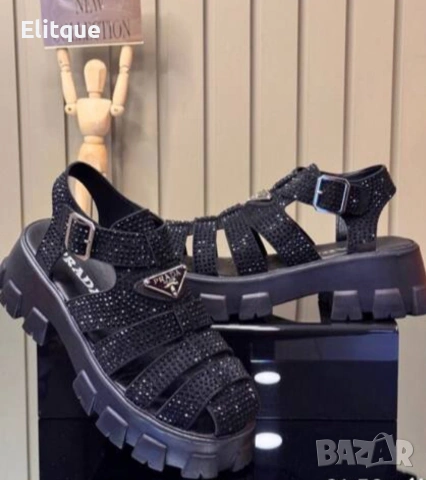 сандали с камъни prada 