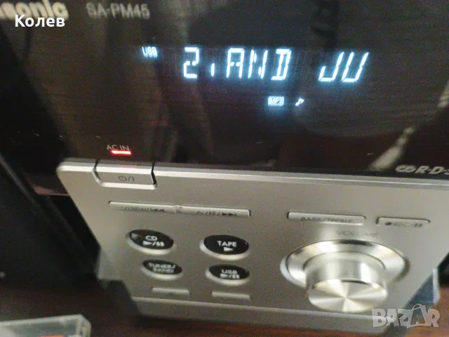 Напълно функционална аудио уредба Panasonic SA-PM45, снимка 4 - Аудиосистеми - 55339820